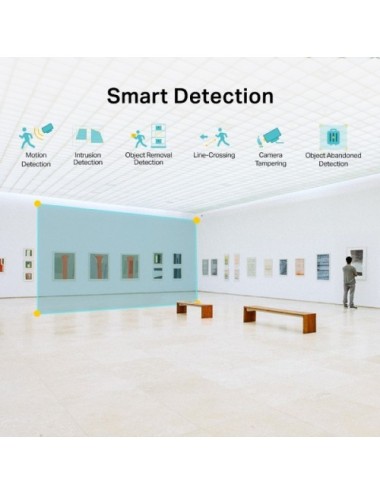 Cámara de Videovigilancia TP-Link VIGI C230I 2.8mm/ 117.9°/ Visión Nocturna/ Control desde APP