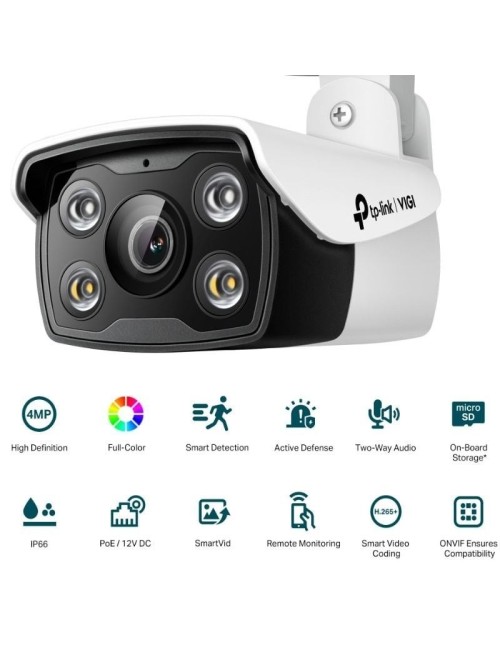 Cámara de Videovigilancia TP-Link VIGI C340 2.8mm/ 122º/ Visión Nocturna/ Control desde APP