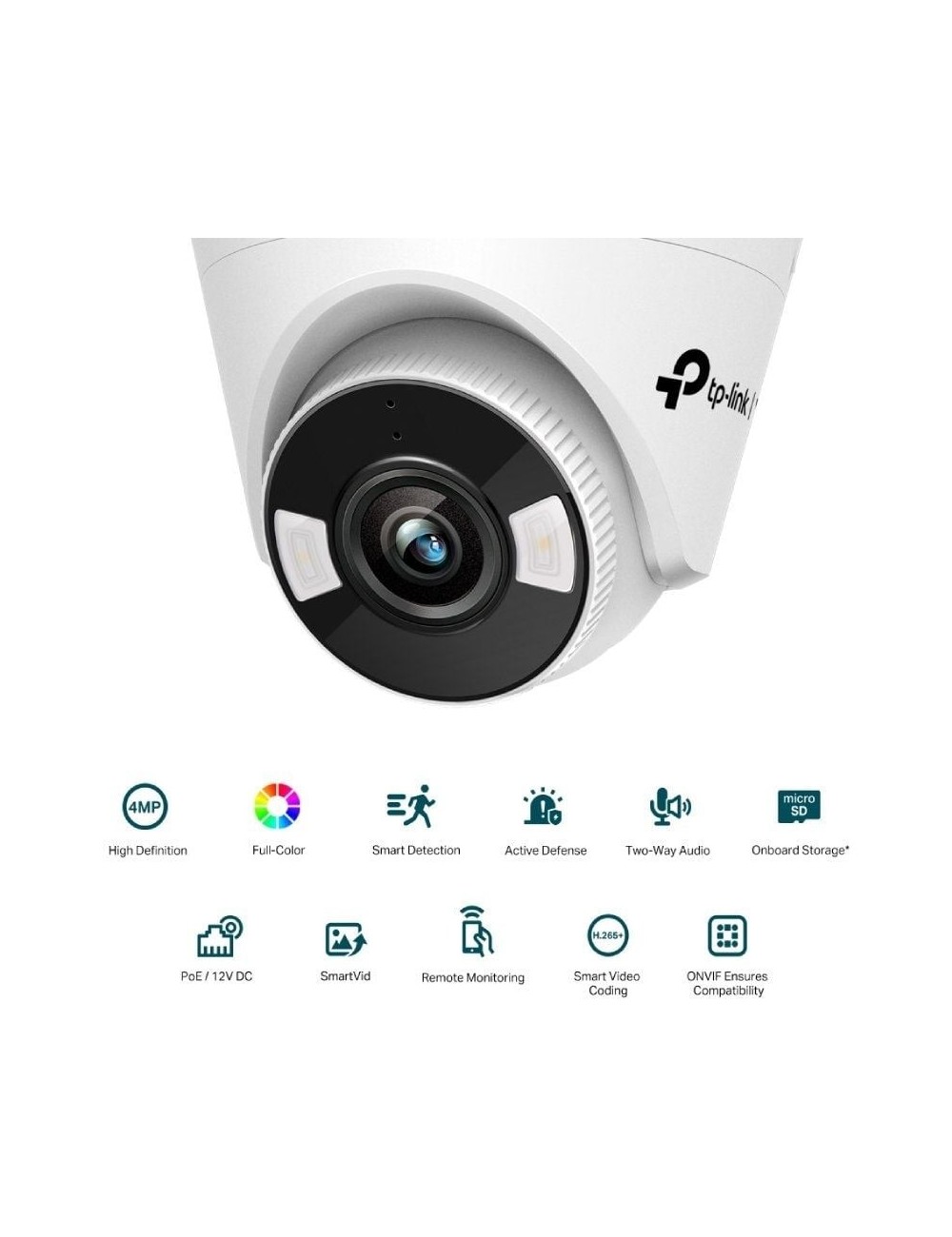 Cámara de Videovigilancia TP-Link VIGI C440 2.8mm/ 122º/ Visión Nocturna/ Control desde APP
