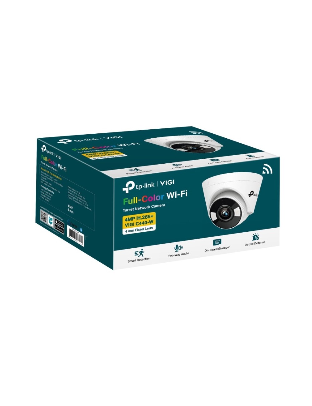 Cámara de Videovigilancia TP-Link VIGI C440-W 4mm/ 94º/ Visión Nocturna/ Control desde APP