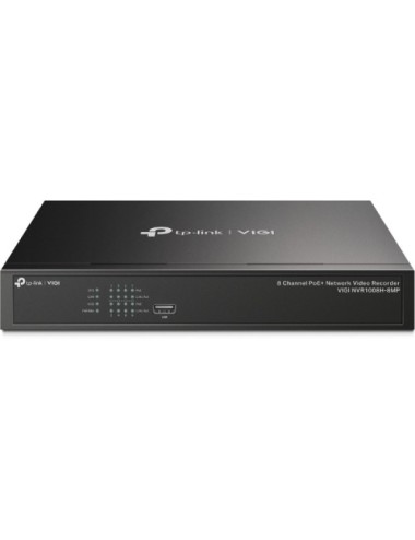 Videograbador TP-Link VIGI NVR1008H-8MP/ 8 canales/ admite hasta 10TB