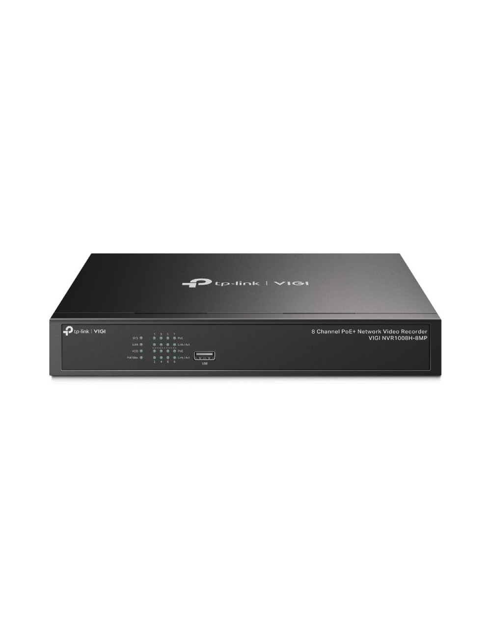 Videograbador TP-Link VIGI NVR1008H-8MP/ 8 canales/ admite hasta 10TB