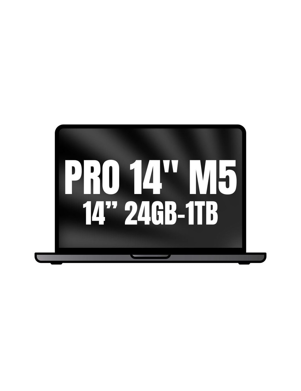 Apple Macbook Pro 14'/ M5 Pro 15-Core CPU/ 24GB/ 1TB SSD/ 16-Core GPU/ Negro Espacial