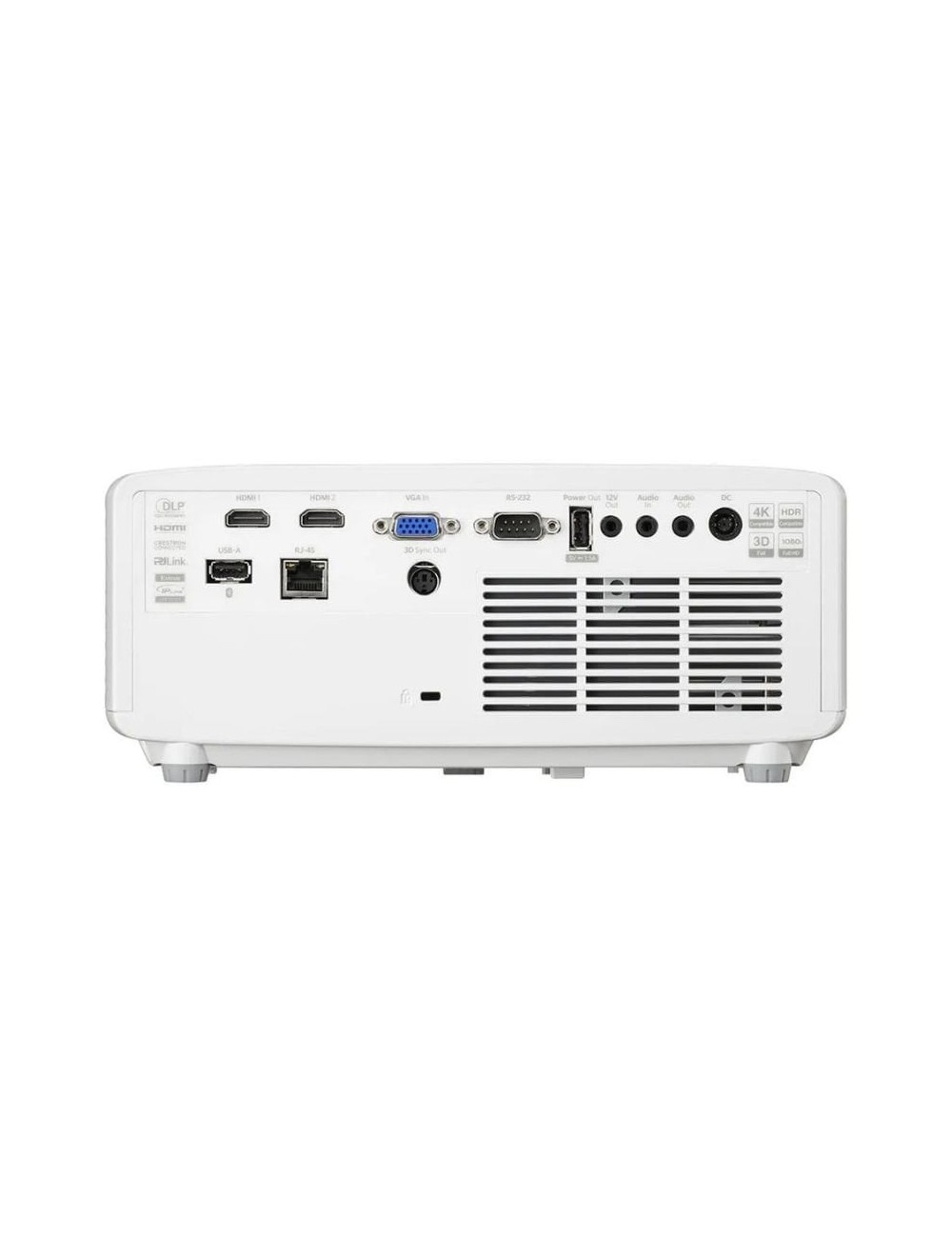 Proyector Láser Optoma ZH401e/ 4600 Lúmenes/ Full HD/ HDMI-VGA-RS232/ Blanco