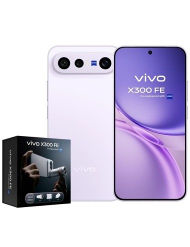 Smartphone Vivo X300 FE 12GB/ 512GB/ 6.31'/ 5G/ Púrpura/ Incluye Extensor Teleobjetivo