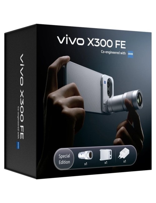 Smartphone Vivo X300 FE 12GB/ 512GB/ 6.31'/ 5G/ Púrpura/ Incluye Extensor Teleobjetivo