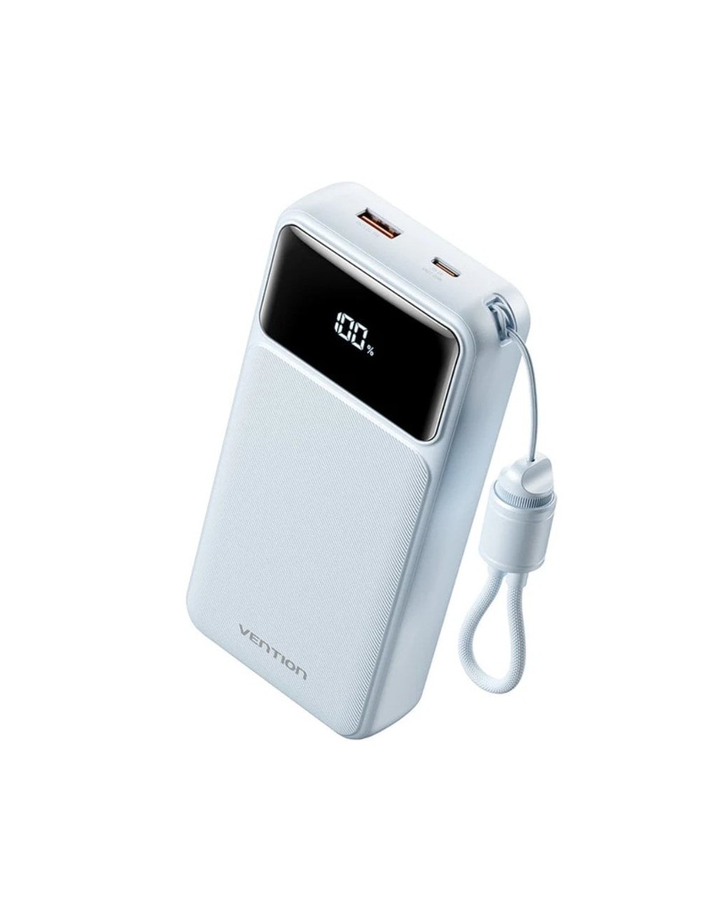 Powerbank 20000mAh Vention XGYL0-40-TY/ 22.5W/ Azul/ Incluye Cable USB Tipo-C