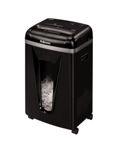 Destructora Fellowes 450M/ Corte en Microcortes de 2 x 12mm/ Negra