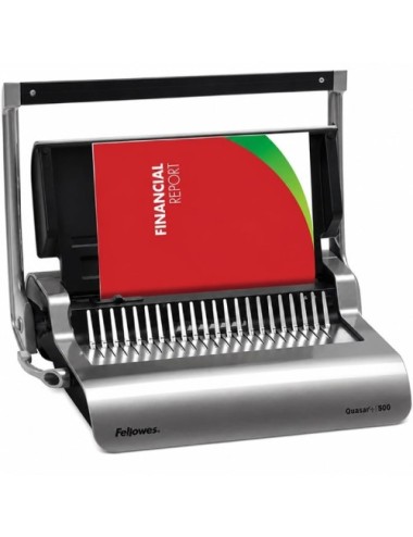 Encuadernadora de Canutillo Fellowes Quasar+/ Plata