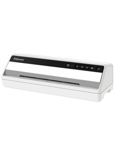 Plastificadora Fellowes Saturn A4/ hasta A4 y 125 Micras/ Blanca