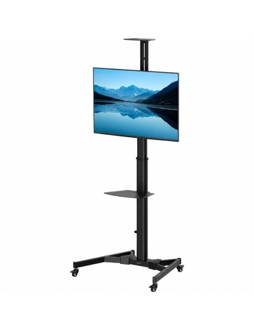 Soporte de Suelo Inclinable con Ruedas y Manivela Fellowes 100136877 para TV 70'/ hasta 50kg