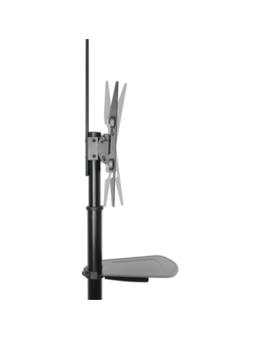 Soporte de Suelo Inclinable con Ruedas y Manivela Fellowes 100136877 para TV 70'/ hasta 50kg