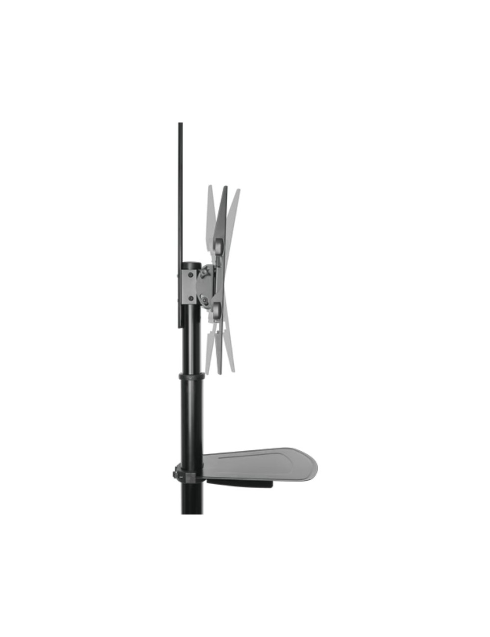 Soporte de Suelo Inclinable con Ruedas y Manivela Fellowes 100136877 para TV 70'/ hasta 50kg