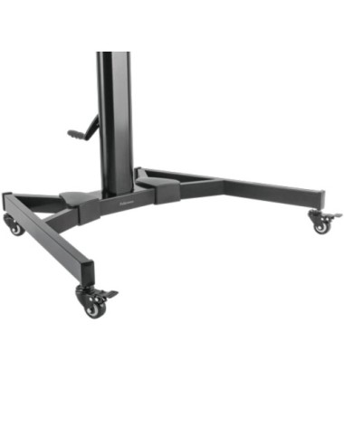 Soporte de Suelo Inclinable con Ruedas y Manivela Fellowes 100136877 para TV 70'/ hasta 50kg