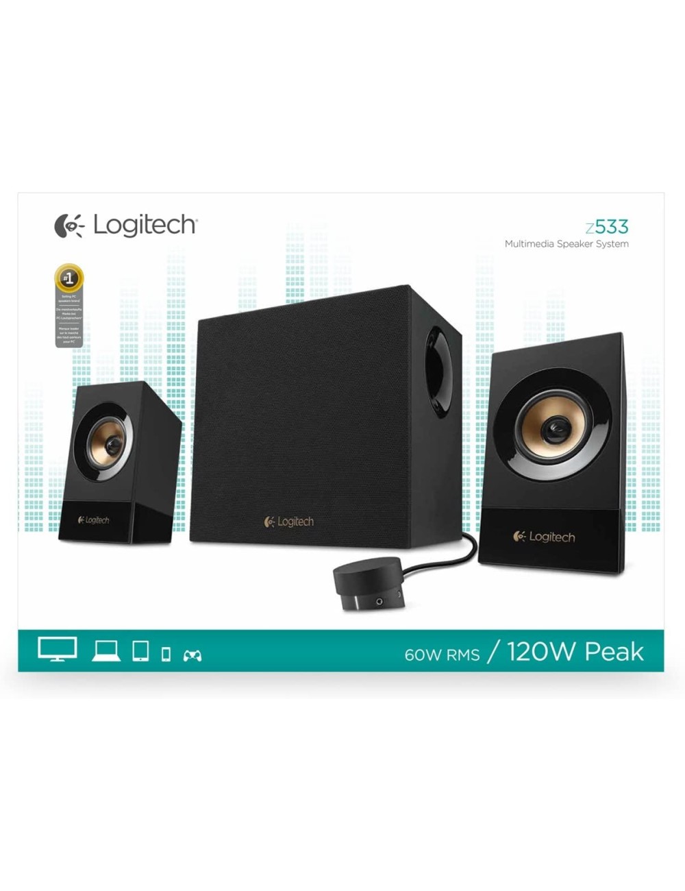 ALTAVEUS LOGITECH Z533 MULTIMEDIA SPEAKER SYSTEM 120W ( 980-001054 )