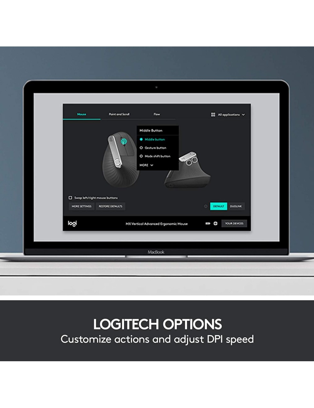 RATOLI ERGONOMIC LOGITECH MX VERTICAL ( 910-005448 )