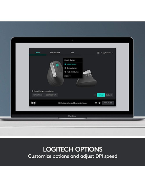 RATOLI ERGONOMIC LOGITECH MX VERTICAL ( 910-005448 )