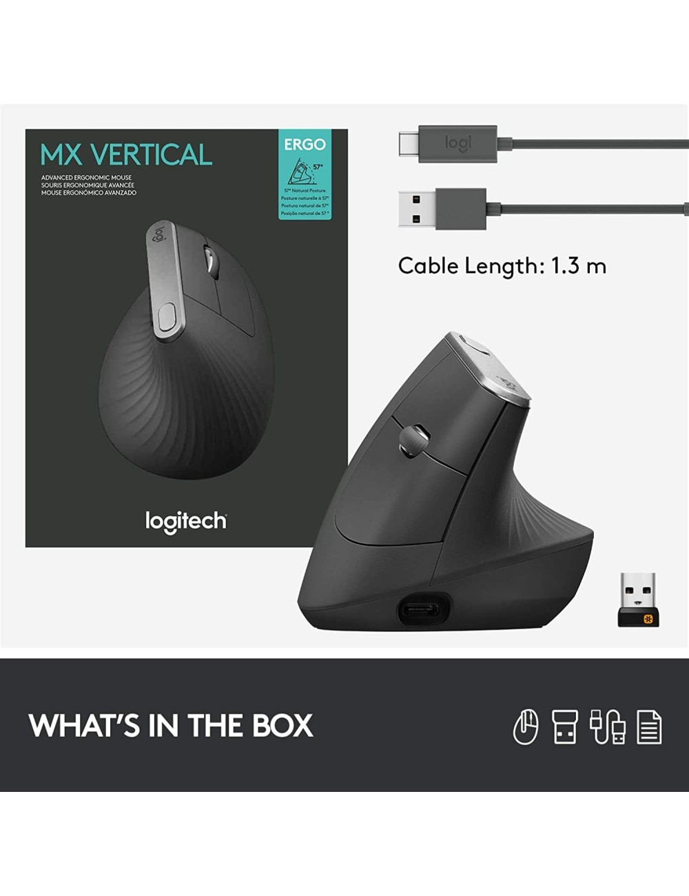 RATOLI ERGONOMIC LOGITECH MX VERTICAL ( 910-005448 )