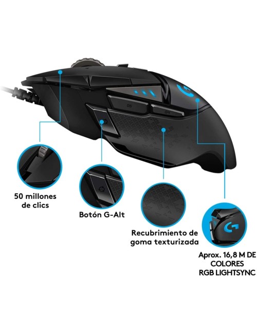RATOLI GAMING LOGITECH G502 HIGH ( 910-005470 )