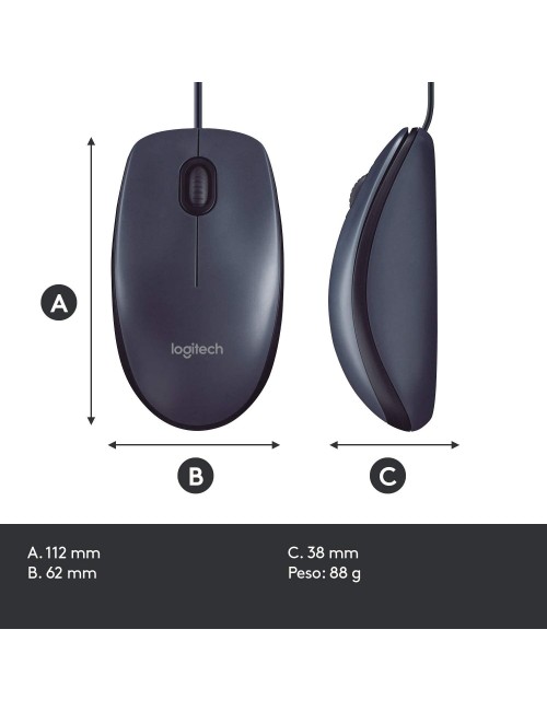 RATOLI LOGITECH B100 (910-003357)