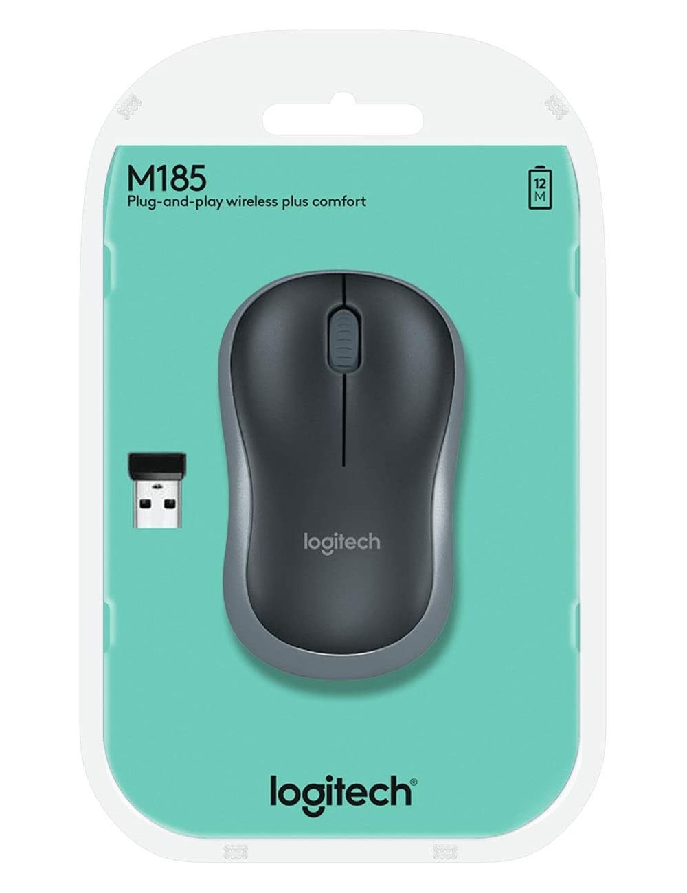 RATOLI LOGITECH M185 SENSE FILS GRIS ( 910-002235 )
