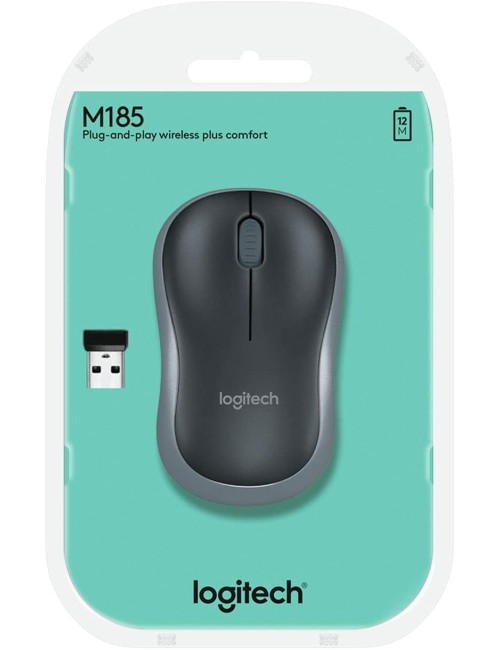 RATOLI LOGITECH M185 SENSE FILS GRIS ( 910-002235 )