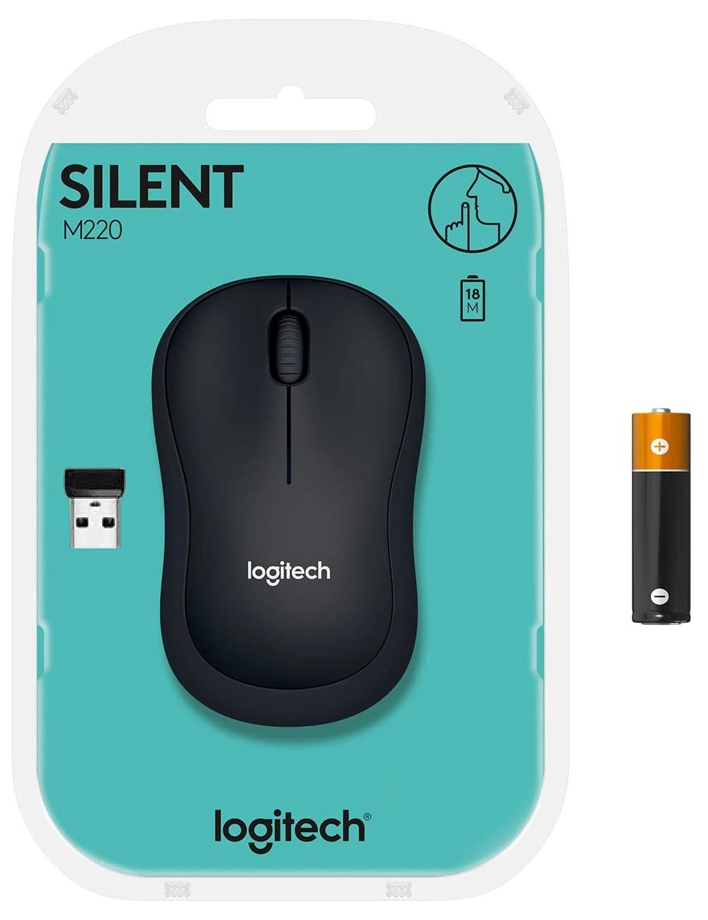 RATOLI LOGITECH M220 WIRELESS SILENT COLOR NEGRE ( 910-004878 )