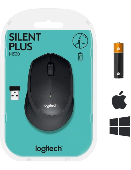 RATOLI LOGITECH M330 WIRELES SILENT PLUS COLOR NEGRE ( 910-0004909 )