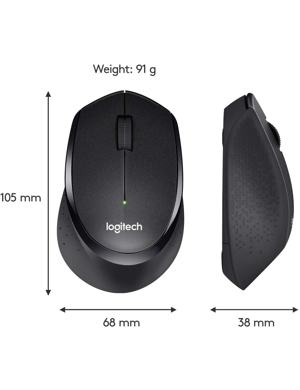 RATOLI LOGITECH M330 WIRELES SILENT PLUS COLOR NEGRE ( 910-0004909 )