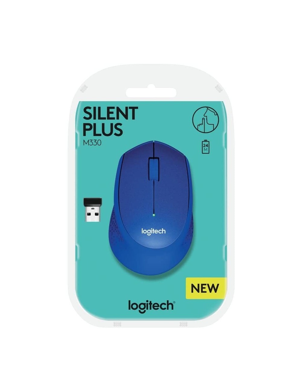 RATOLI LOGITECH M330 WIRELESS SILENT PLUS COLOR BLAU ( 910-004910 )