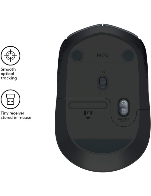 RATOLI LOGITECH SENSE FILS M170 NEGRE-GRIS ( 910-004642 )
