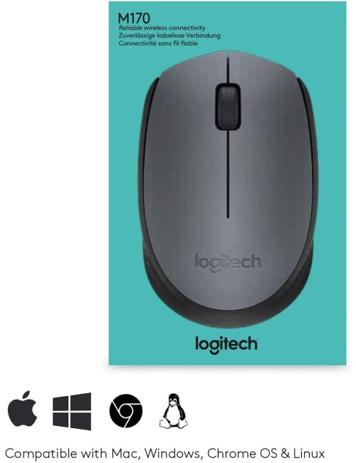RATOLI LOGITECH SENSE FILS M170 NEGRE-GRIS ( 910-004642 )