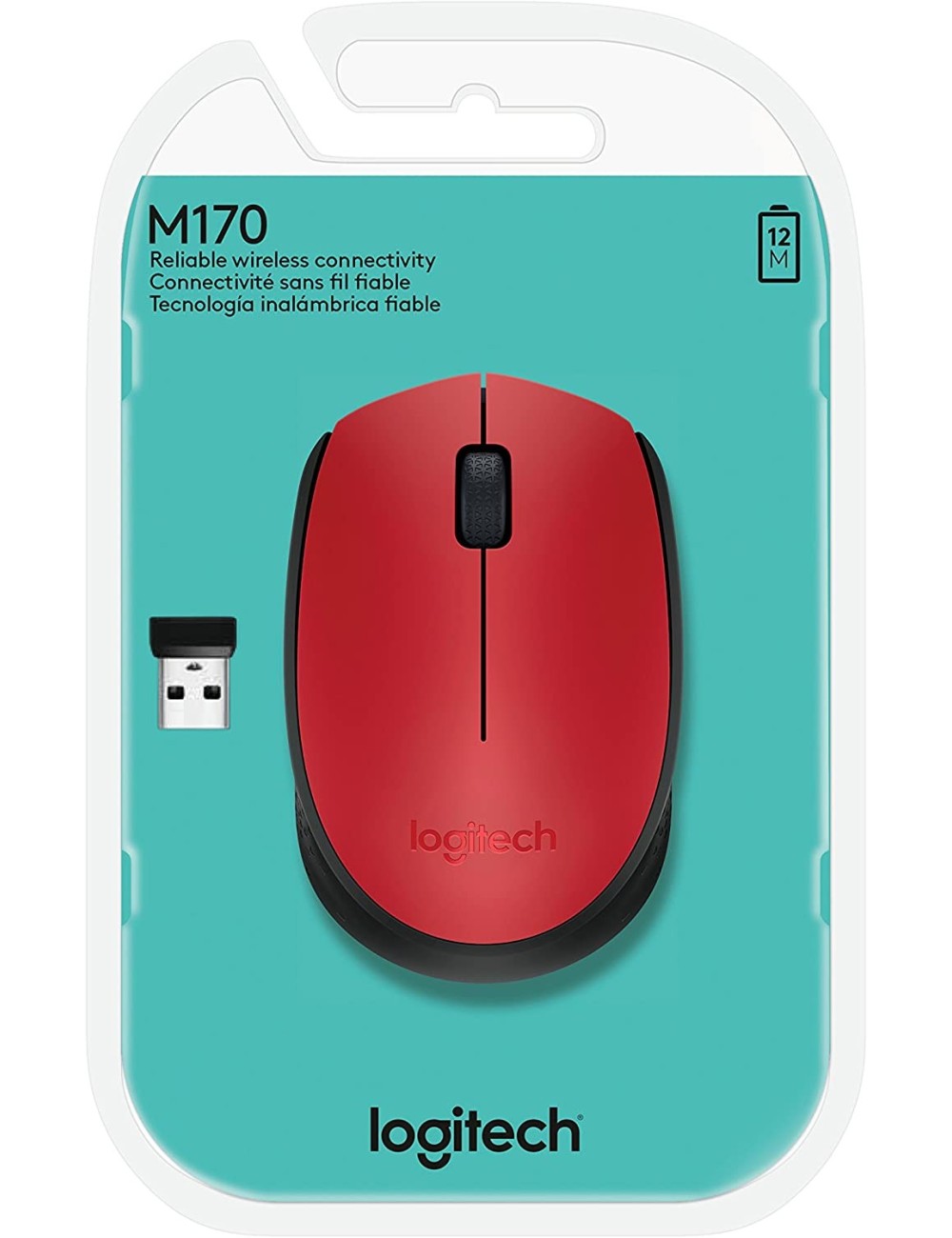 RATOLI LOGITECH SENSE FILS M171 VERMELL ( 910-004641 )
