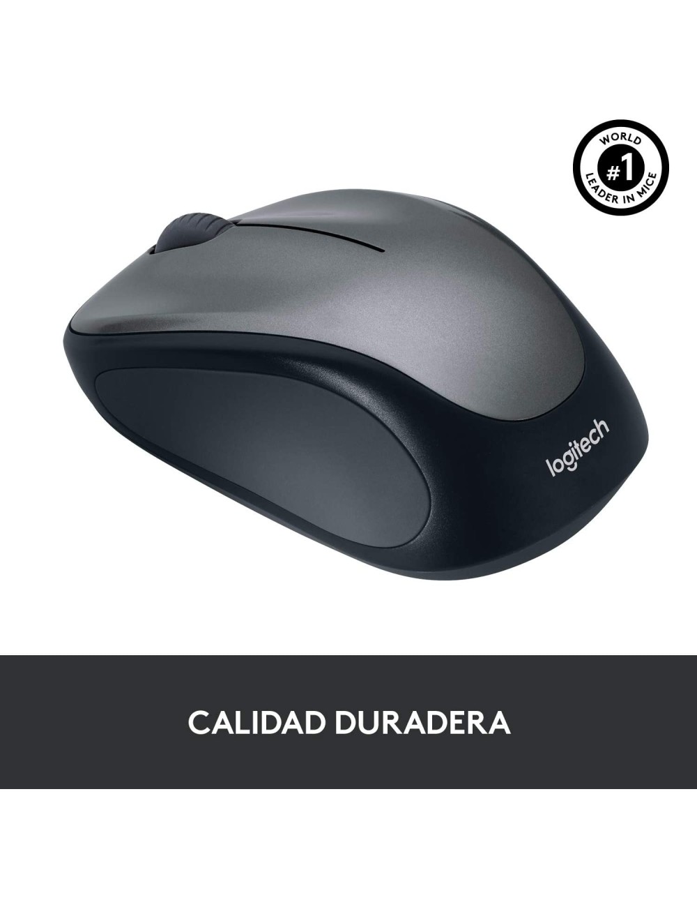 RATOLI LOGITECH m235 WIRELESS MOUSE PLATA AMB NANO RECEPTOR ( 910-002201 )
