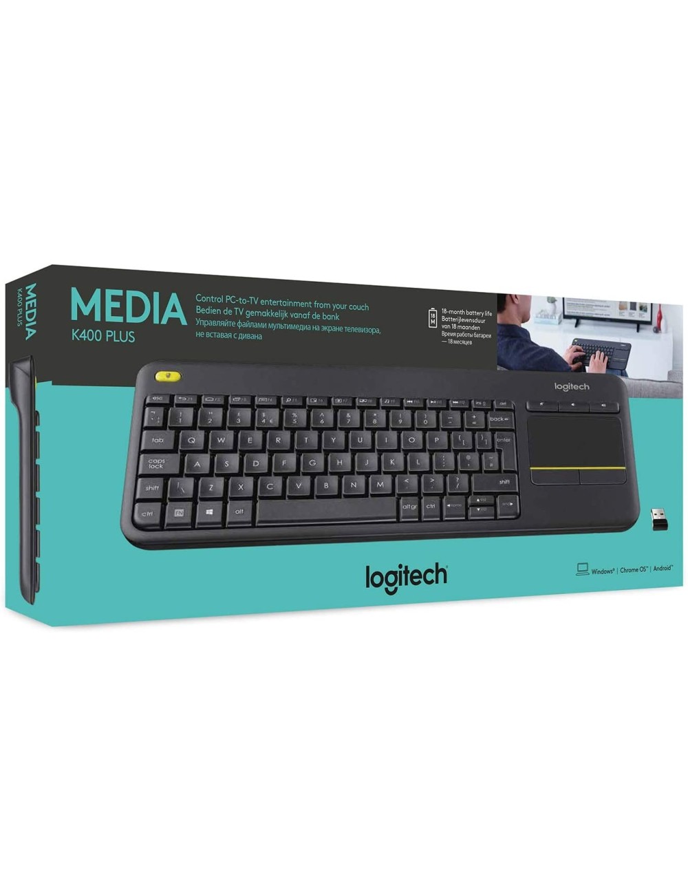 TECLAT LOGITECH K400 PLUS