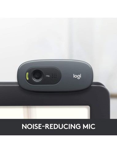 WEBCAM HD LOGITECH C270 USB 2.0 3 MEGAPIXELS 1280X720 VIDEO MICROFON INCORPORAT COLOR NEGRE ( 960-001063 )