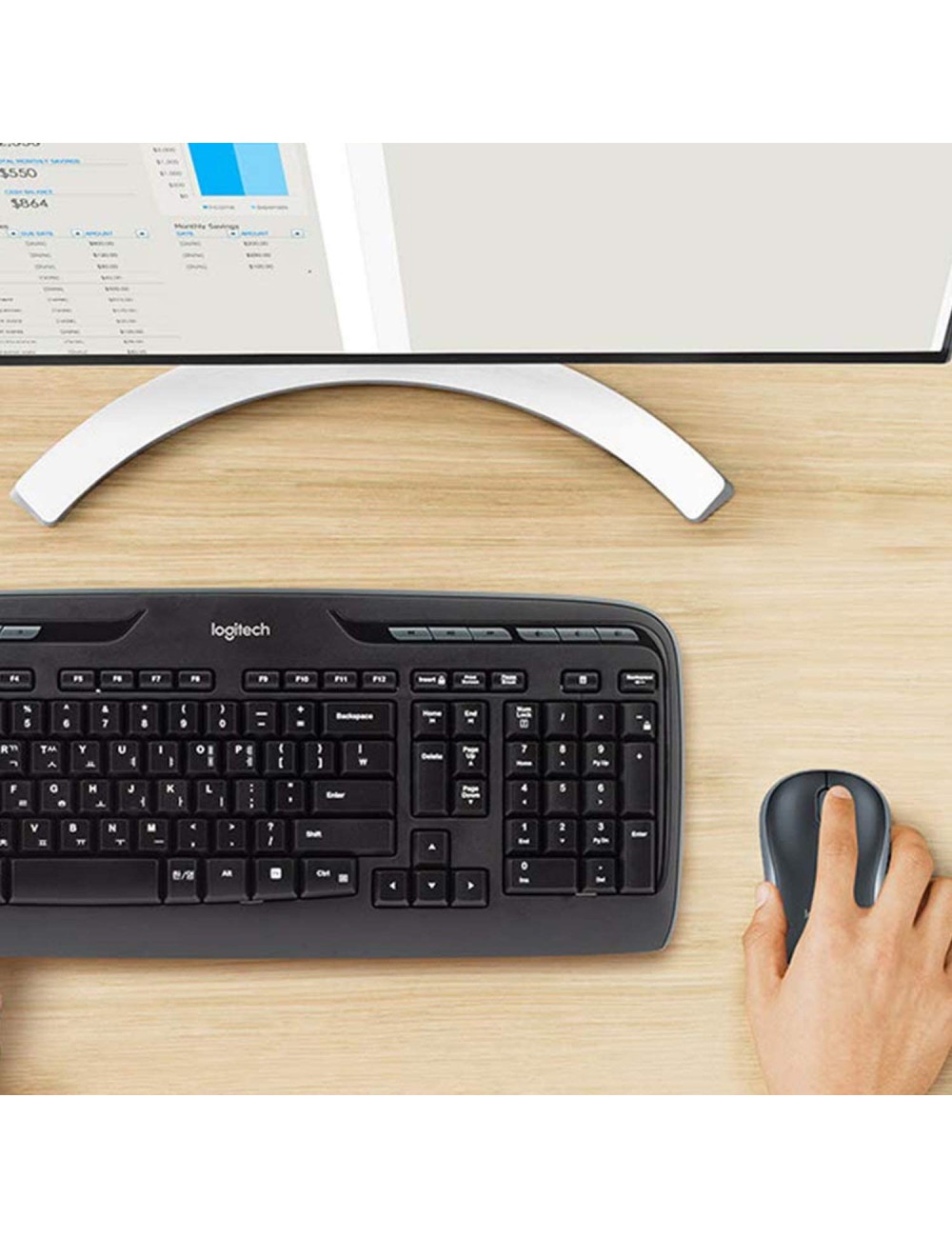 TECLAT RATOLI LOGITECH MK330 WIRELESS SPANISH ( 920-003978 )