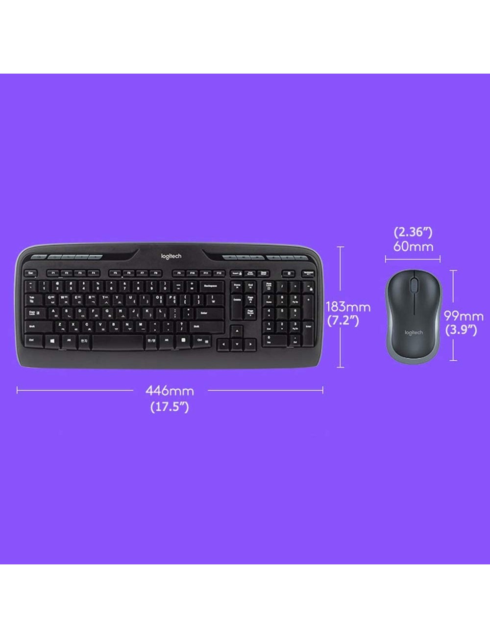 TECLAT RATOLI LOGITECH MK330 WIRELESS SPANISH ( 920-003978 )