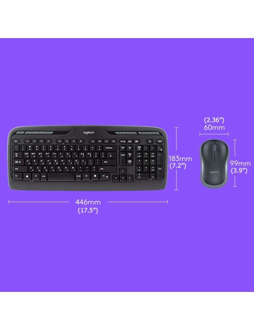 TECLAT RATOLI LOGITECH MK330 WIRELESS SPANISH ( 920-003978 )