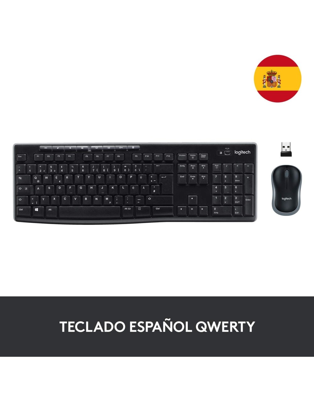 TECLAT I RATOLI LOGITECH WIRELESS DESKTOP MK270 ESP (920-004513)