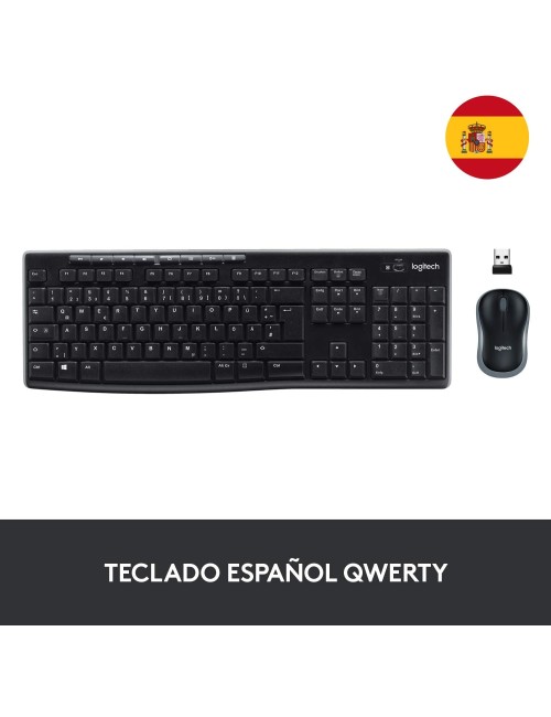 TECLAT I RATOLI LOGITECH WIRELESS DESKTOP MK270 ESP (920-004513)