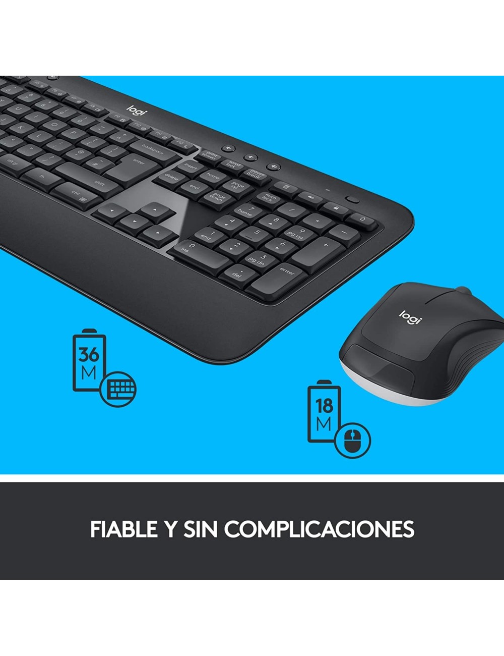 TECLAT RATOLI LOGITECH MK540 ADVANCED SENSE FILS ( 920-008680 )