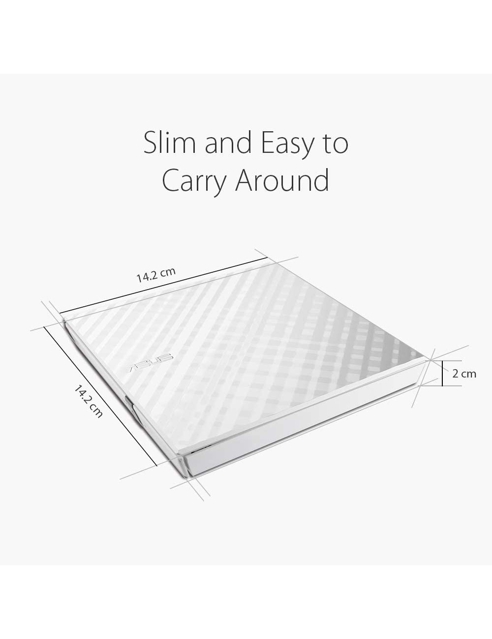GRAVADORA EXTERNA ASUS SDRW-08D2S-U SLIM ( 90-DQ0436-UA221KZ )