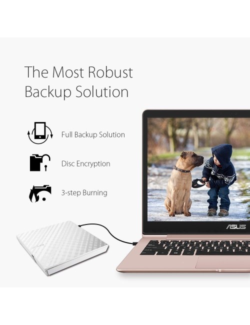 GRAVADORA EXTERNA ASUS SDRW-08D2S-U SLIM ( 90-DQ0436-UA221KZ )