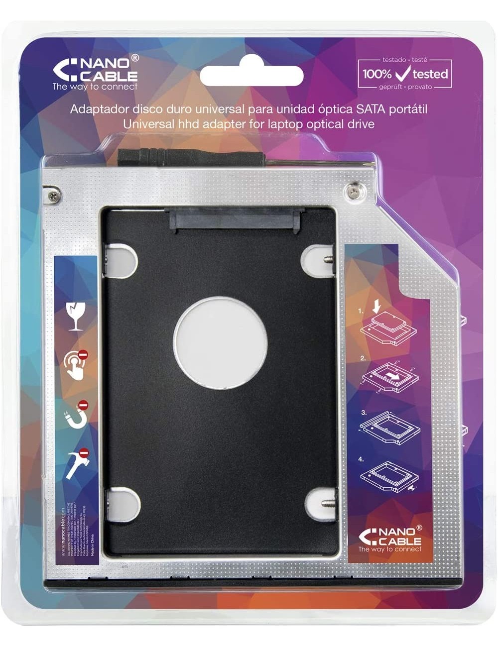 ADAPTADOR NANO CABLE DE DISC DUR HD SSD DE 12.8mm 2.5" SATA ( 10.99.0102 )