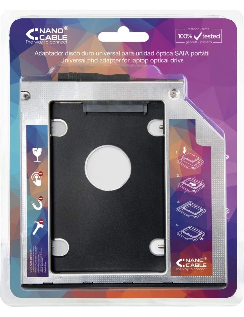 ADAPTADOR NANO CABLE DE DISC DUR HD SSD DE 12.8mm 2.5" SATA ( 10.99.0102 )