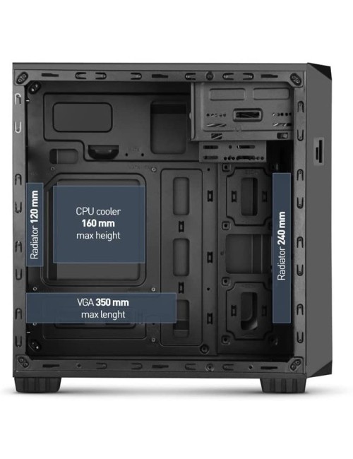 CAIXA NOX MATX COOLBAY MX2 MINITORRE LECTOR USB 3.0 FRONT ( NXCBAYMX2 )