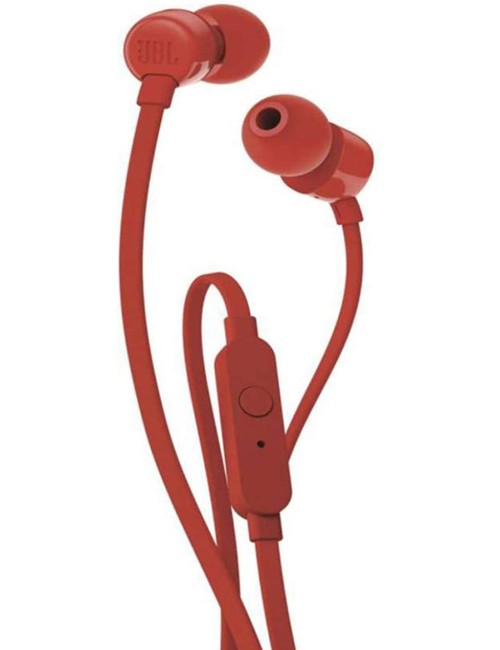 AURICULARS JBL T110 AMB MICROFON JACK 3.5 VERMELL