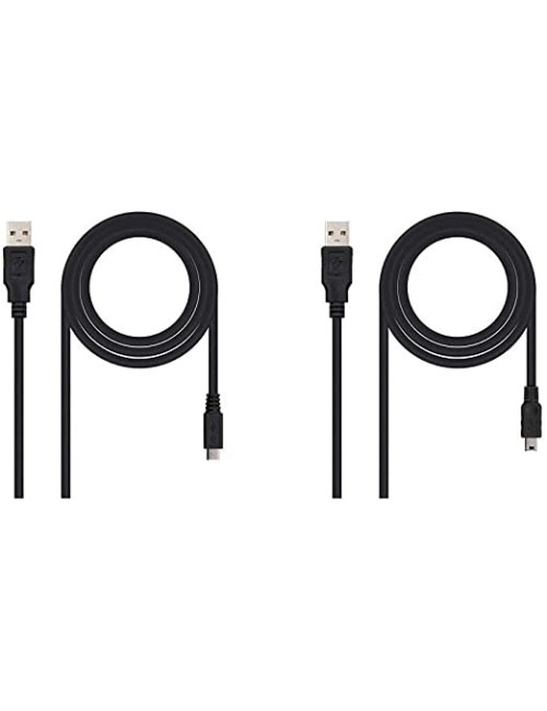 CABLE USB NANOCABLE UBS A MICRO USB 1.8MTS NEGRE ( 10.01.0501 )