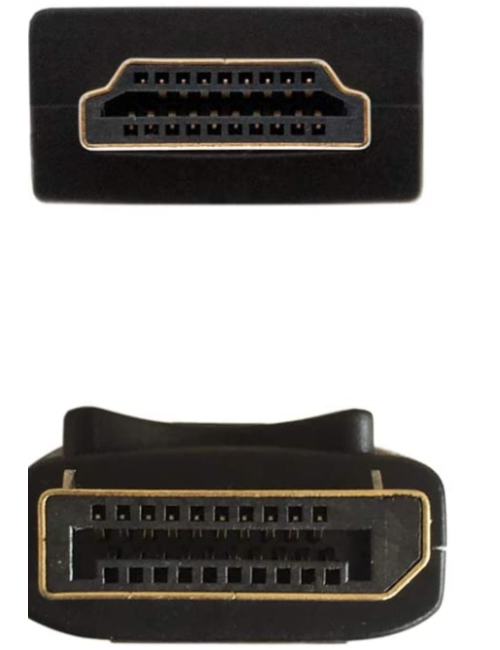 CABLE AISENS DISPLAYPORT MASCLE A HDMI MASCLE 2MTS NEGRE ( A125-0364 )